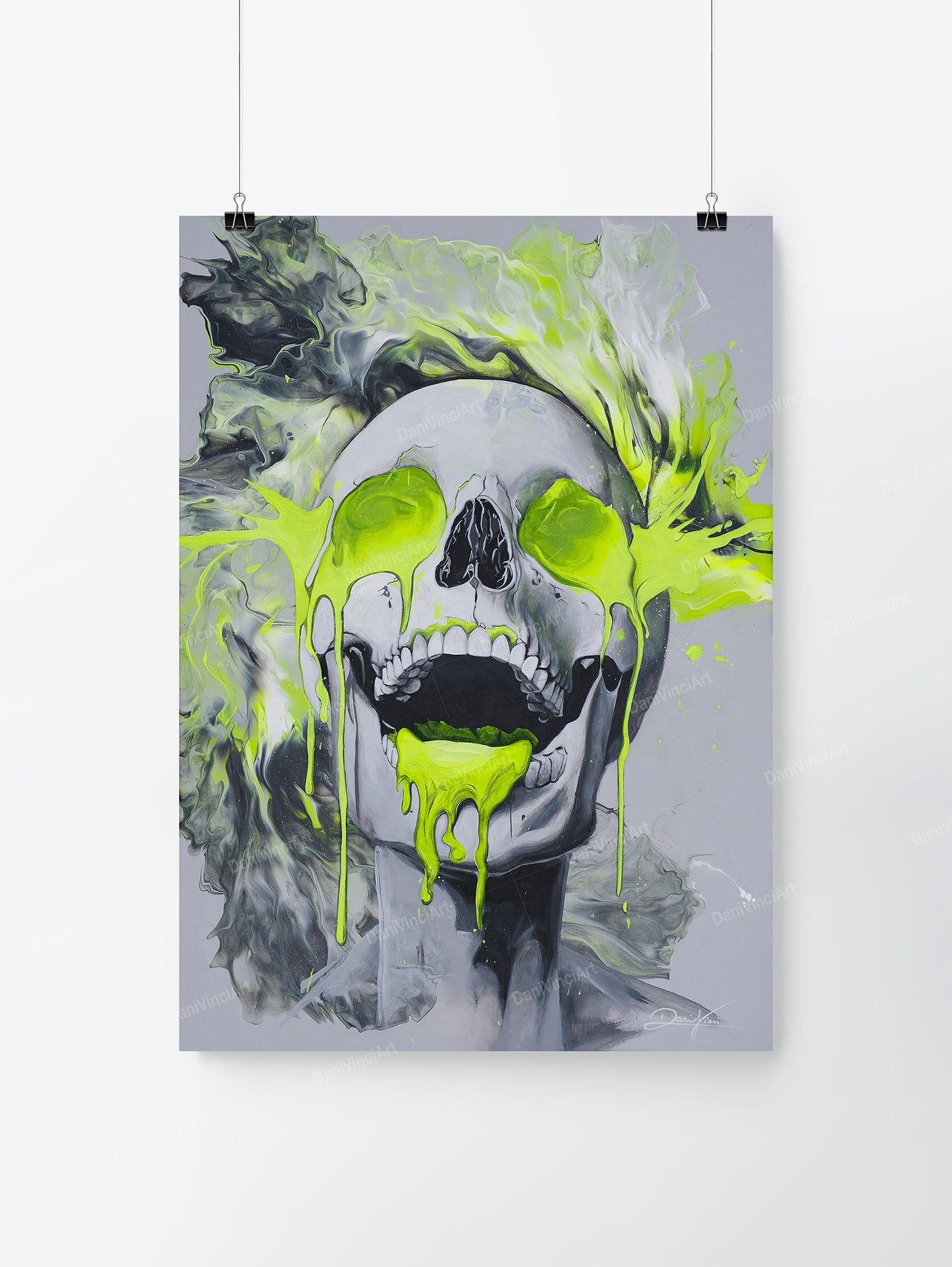 Crazy Skull (Kunstdruck)