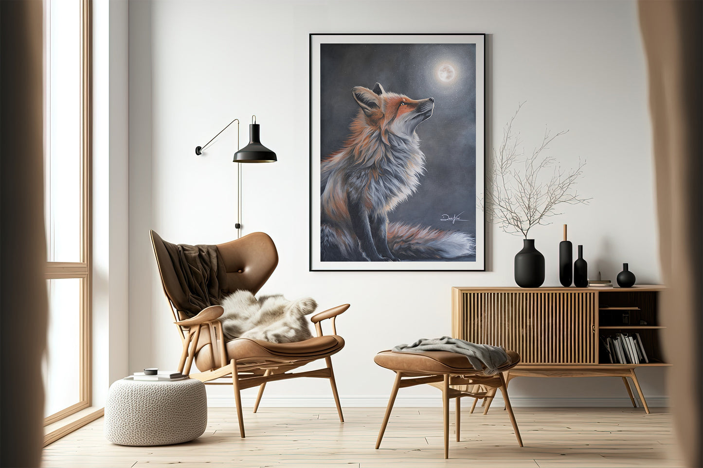 Glowing Fox (Kunstdruck)