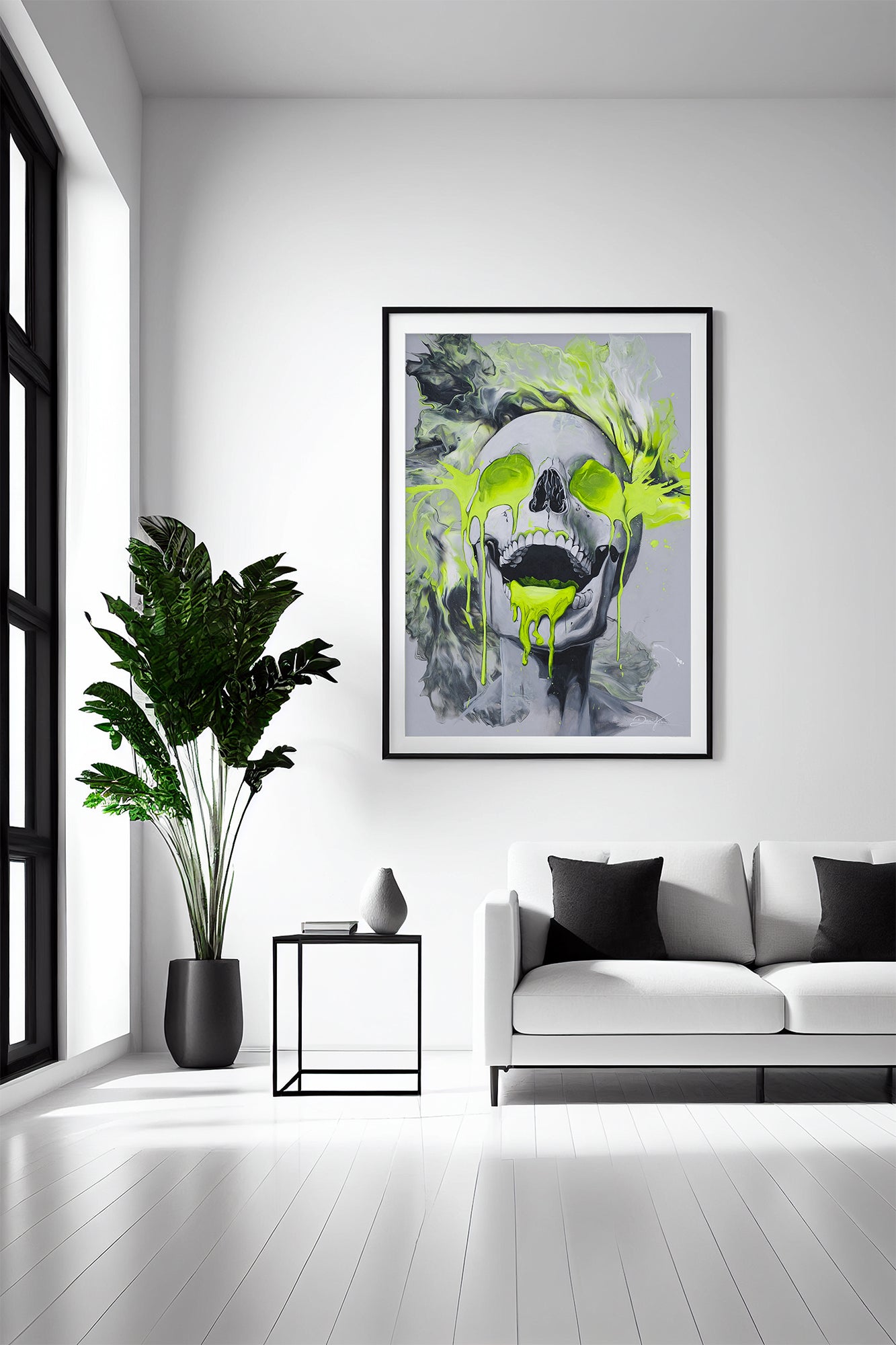 Crazy Skull (Kunstdruck)