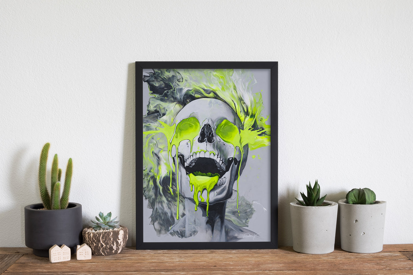 Crazy Skull (Kunstdruck)