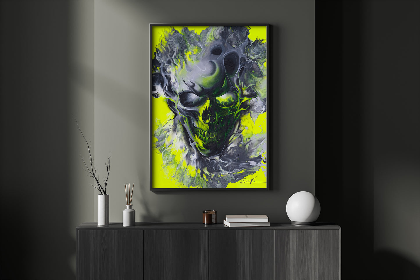 Evil Skull (Kunstdruck)