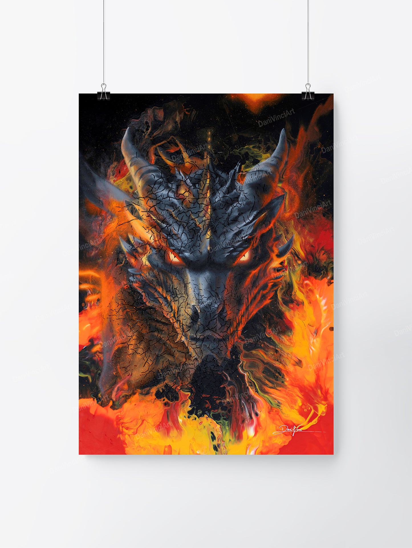 Fire Dragon (Art Print)