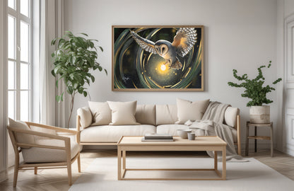 Glowing Owl (Art Print)