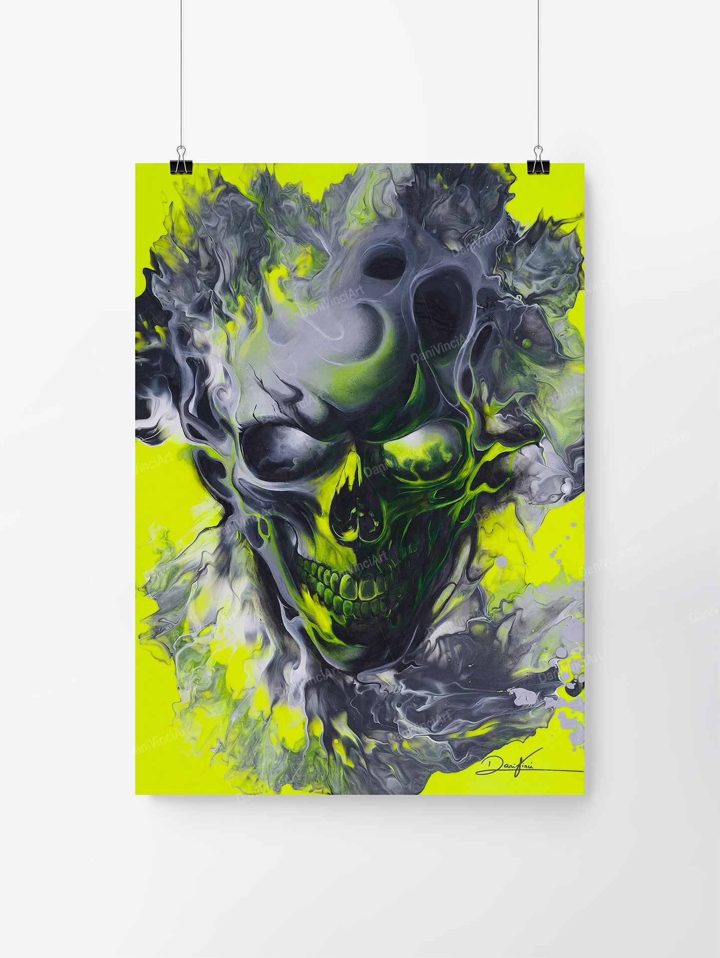 Evil Skull (Kunstdruck)