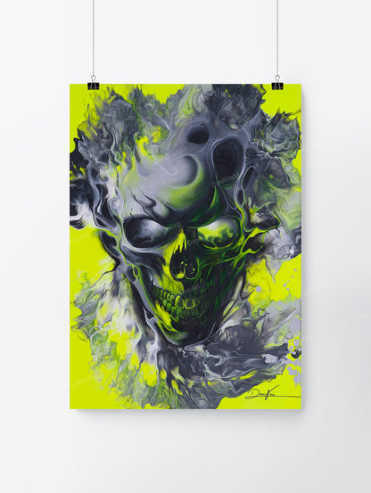 Evil Skull (Kunstdruck)