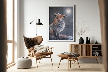 Glowing Fox (Kunstdruck)