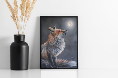 Glowing Fox (Kunstdruck)