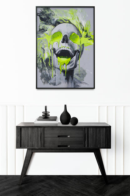 Crazy Skull (Kunstdruck)