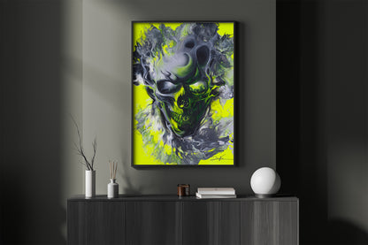 Evil Skull (Kunstdruck)