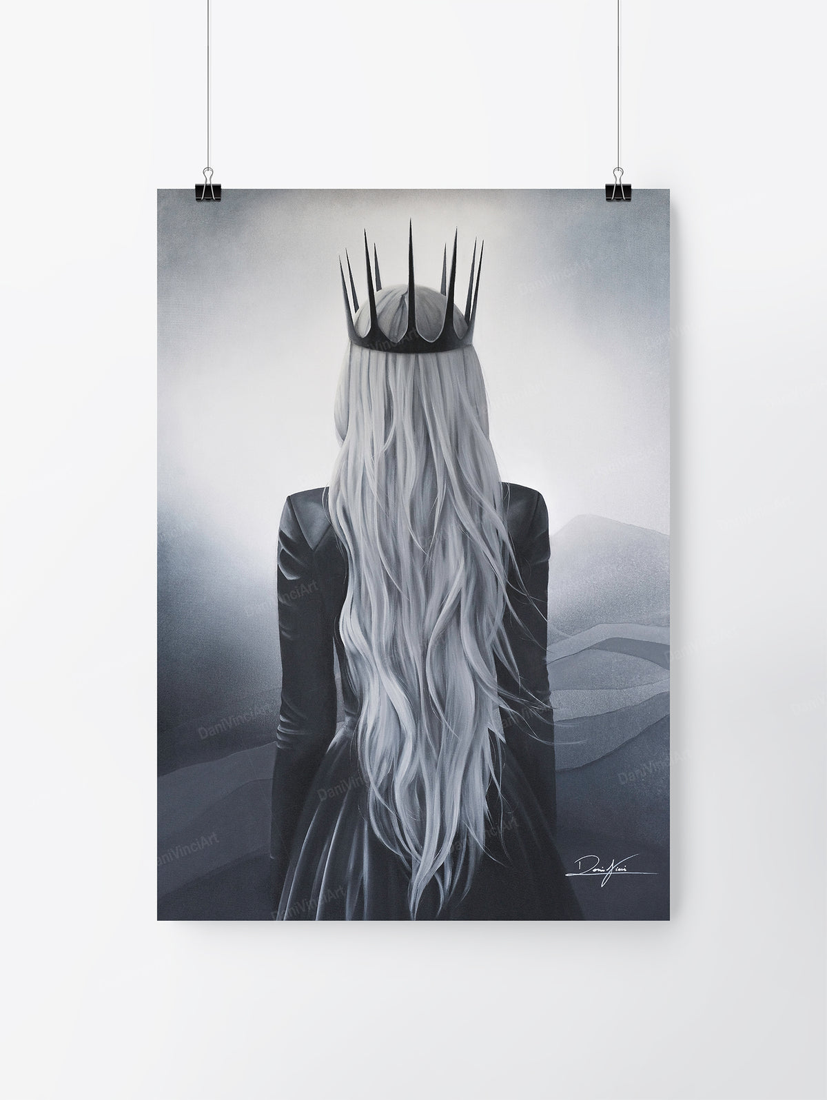 Queen of the Grey Lands (Kunstdruck)