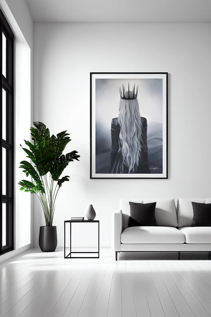 Queen of the Grey Lands (Kunstdruck)
