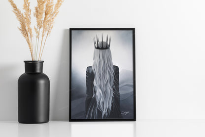 Queen of the Grey Lands (Kunstdruck)