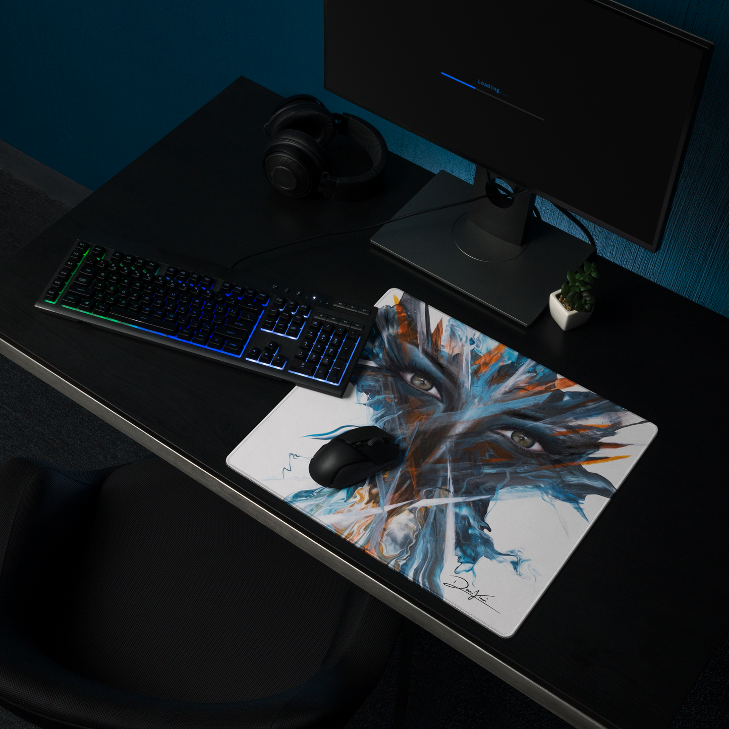 Dark Eyes (Premium Mousepad)
