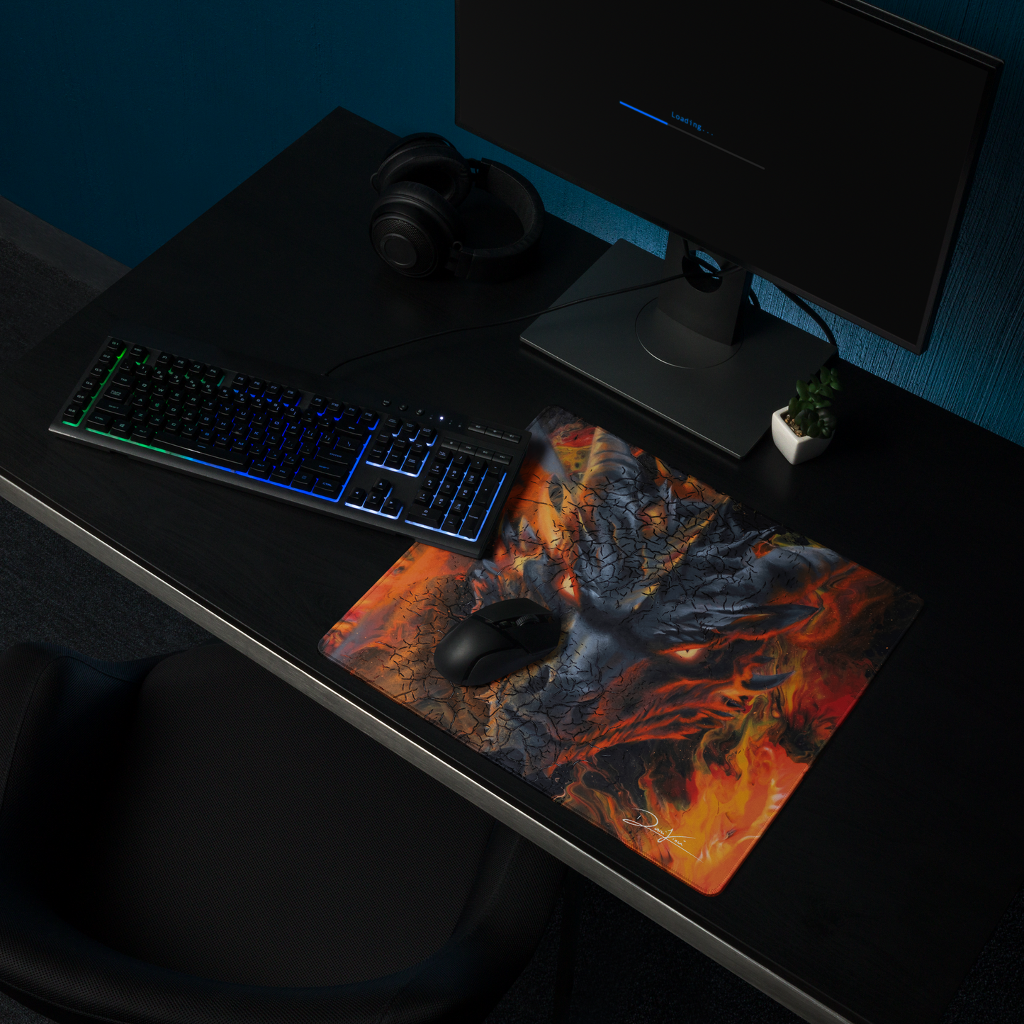 Fire Dragon (Premium Mousepad)