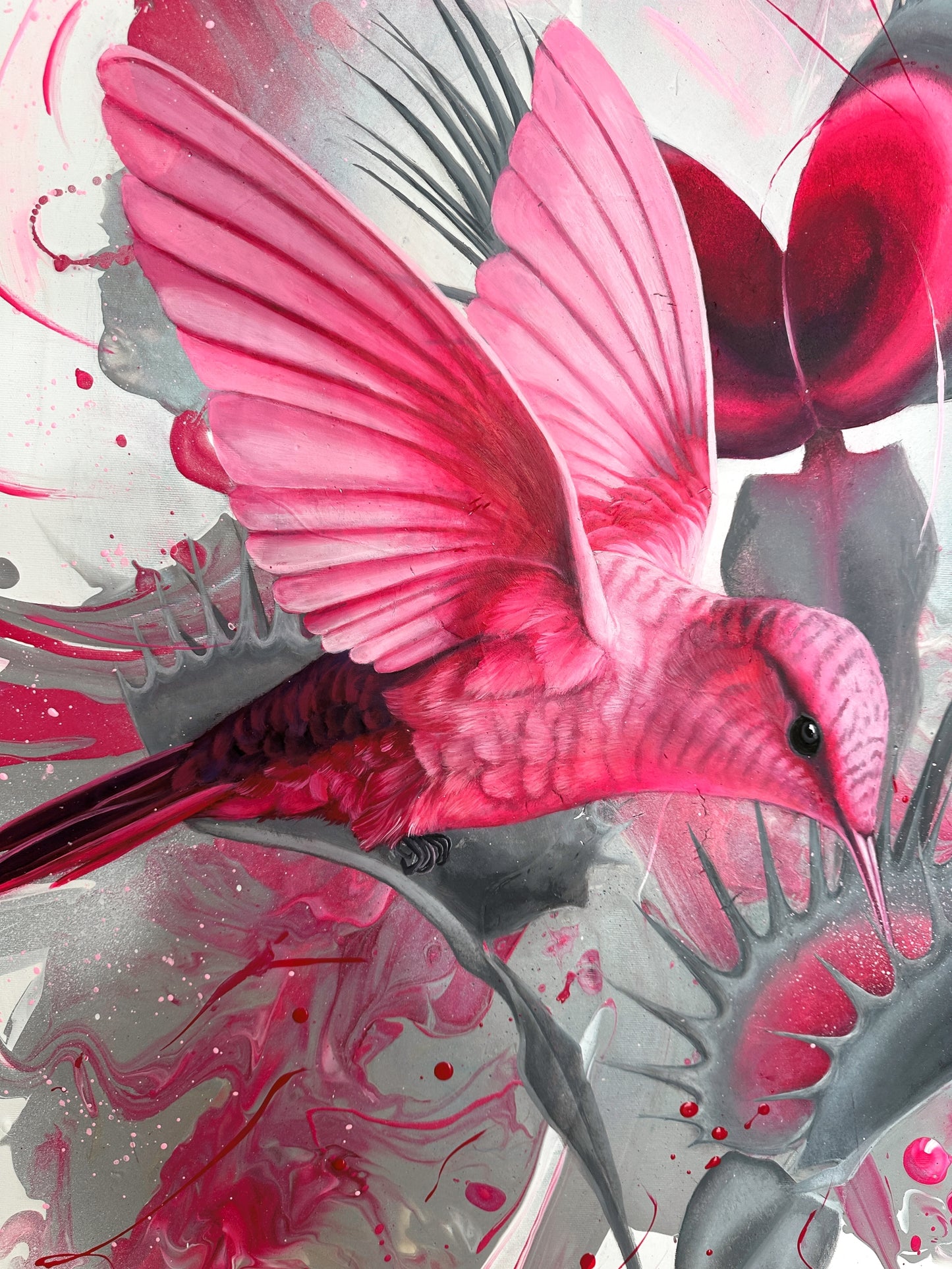 Pink Hummingbird