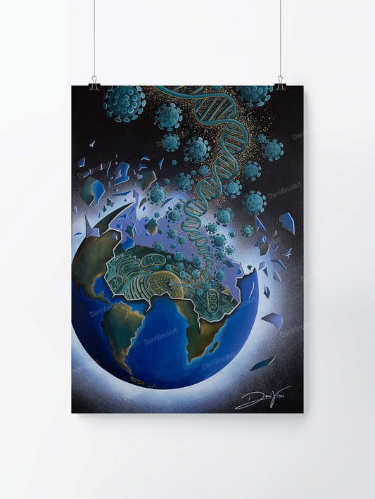 Infected Planet (Art Print)