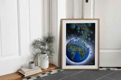 Infected Planet (Art Print)