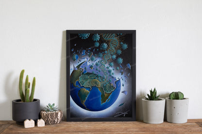 Infected Planet (Art Print)